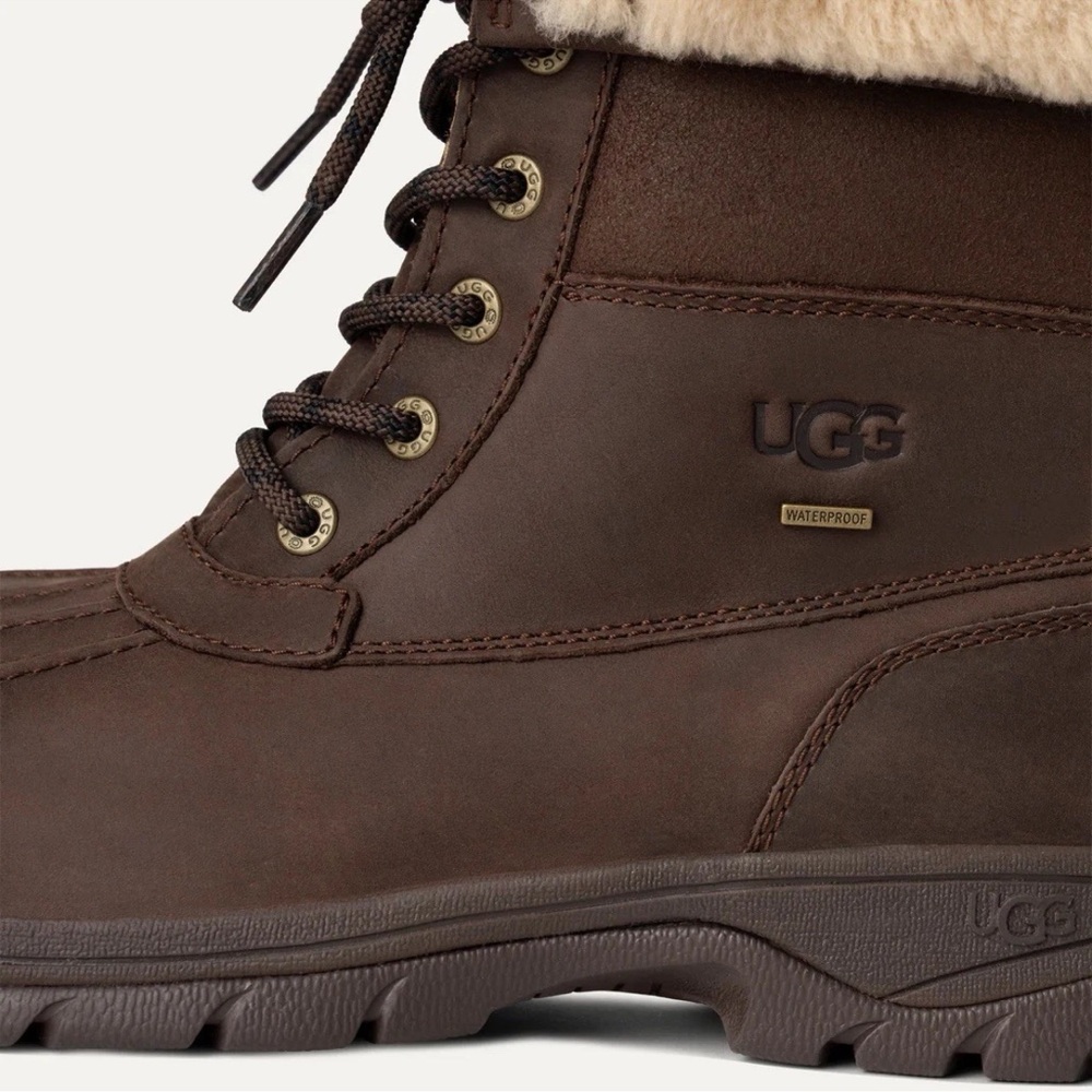 UGG | Mens Butte Distressed Boot Burnt Cedar Size 12 Brown Hiking High Top - Picture 7 of 15